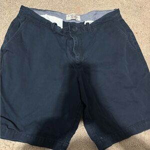 Original Penguin Blue Flat Front Shorts